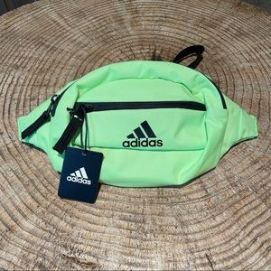 Adidas neon green Fanny waist pack (one size)